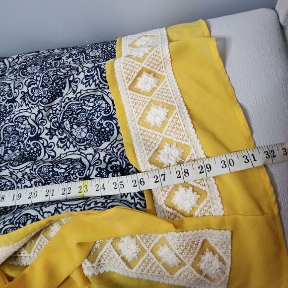 ModCloth Ryu Tunic Top Bloom Boutique Yellow Spring Size Large - Picture 6 of 6